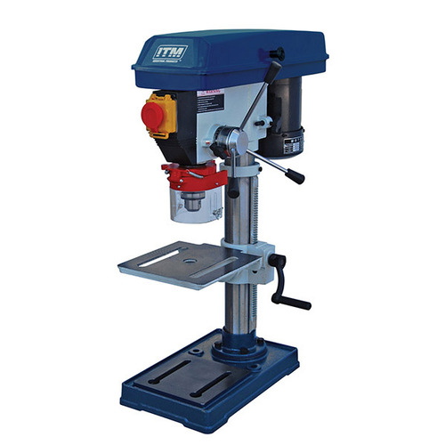 ITM Pedestal Bench Drill Press, 13mm Cap, 5 Speed, 260mm Swing, 375W 240V