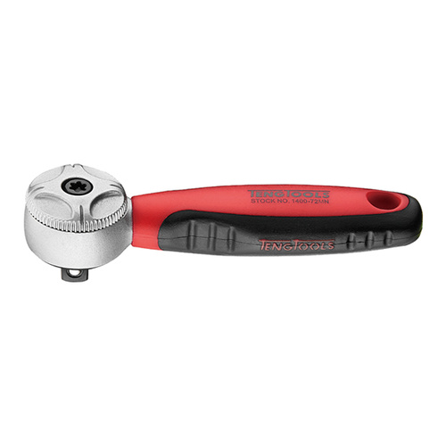 Teng 1/4" Dr. Mini Ratchet 72T
