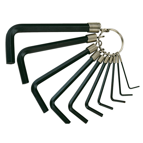 Teng Standard Metric Hex Key Set, 10Pce, 1.5mm-10mm