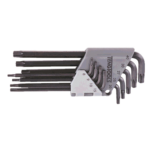 Teng Long Arm TX Key Set, 9Pce, TX8-TX40
