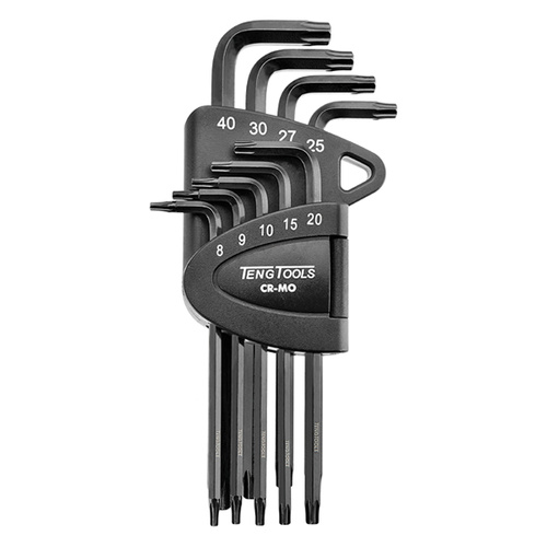 Teng Metric TPX Key Set, 9Pce, TPX8-TPX40
