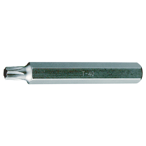 Teng 10mm Hex Dr. TX40 Cr-V Bit / 75mm L