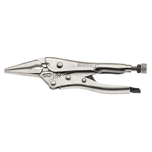 Teng 6" Long Nose Power Grip Plier Narrow Jaw