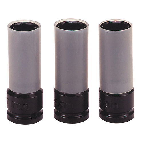 Teng 3Pce 1/2" Dr. Impact Wheel Nut Socket Set