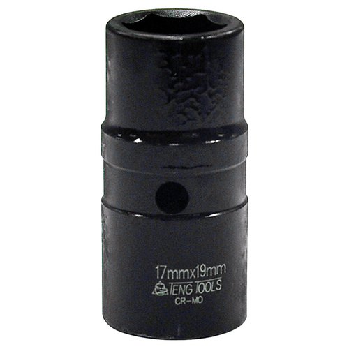 Teng 1/2" Dr. Double Ended Wheel Nut Impact Socket 21mm / 22mm