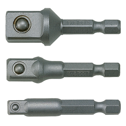Teng 1Pce Bit Adaptor 1/4" (H) X 3/8" (S)