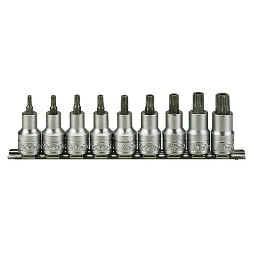 Teng 9Pce 1/2" Dr. TX Bit Socket Set 20-60