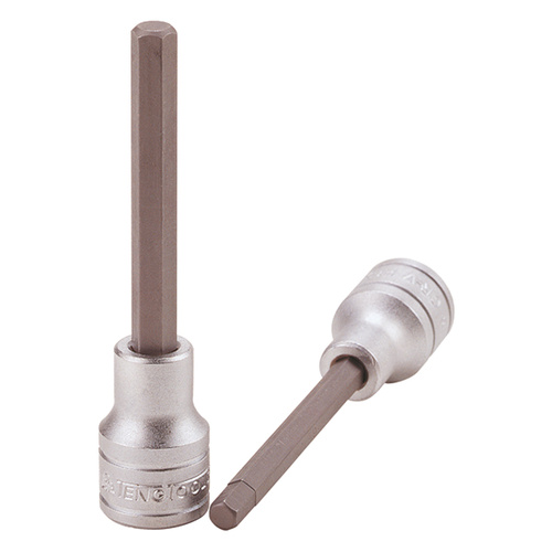 Teng 1/2" Dr. Bit Socket Hex 12mm X 100mm (L)