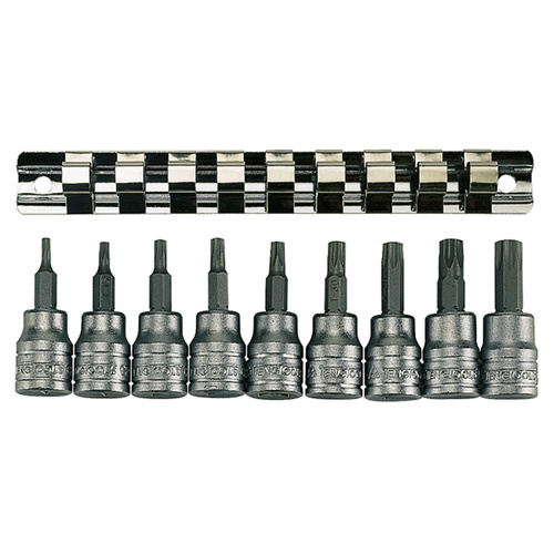 Teng 9Pce 3/8" Dr. TX Bit Socket Set 10-50