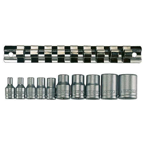 Teng 10Pce 1/4" & 3/8" Dr. TX-E Socket Set E4-E18