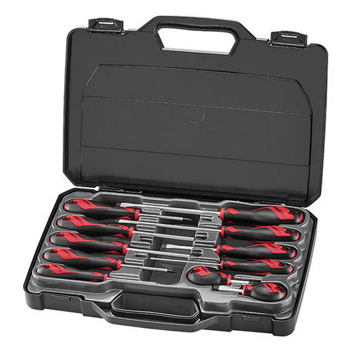 Teng 11Pce Screwdriver Set - Flat | PHillips | Pozi