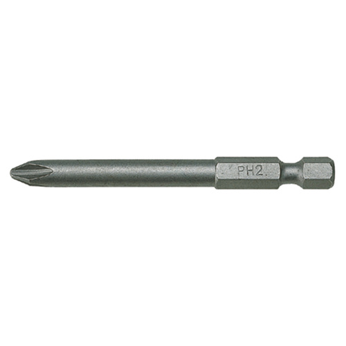Teng 1/4" Hex Dr. PH2 Bit X 70mm (L) - 2Pce