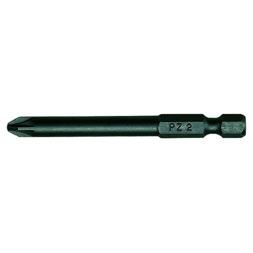 Teng 2Pce 1/4" Hex PZ#2 Bit X 70mm (L)