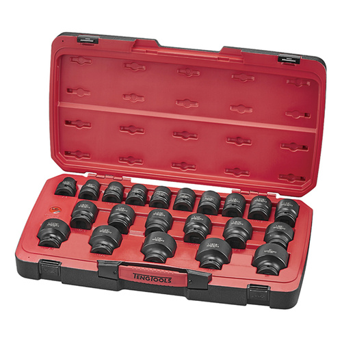 Teng 23Pce 3/4" Dr. AF Reg. Impact Socket Set 6-PNT