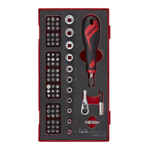 Teng 78Pce Bits Driver Set - TEA-TRAY