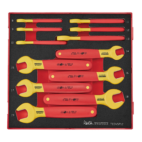 Teng 12Pce Insulated Spanner Set EVA2