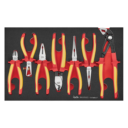 Teng 7Pce Insulated Plier Set EVA3
