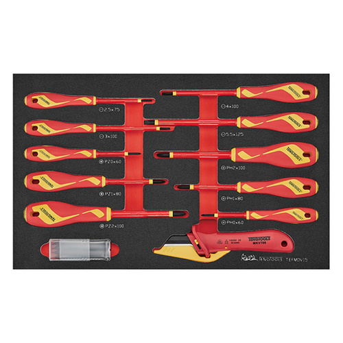 Teng 15Pce Insulated Screwdriver & Knife Set EVA3