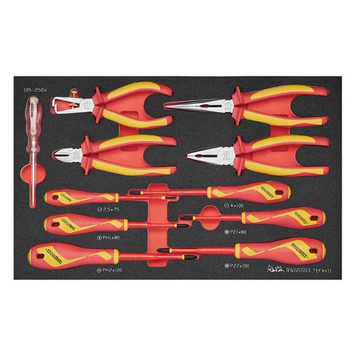 Teng 11Pce Plier And Screwdriver Set Insulated