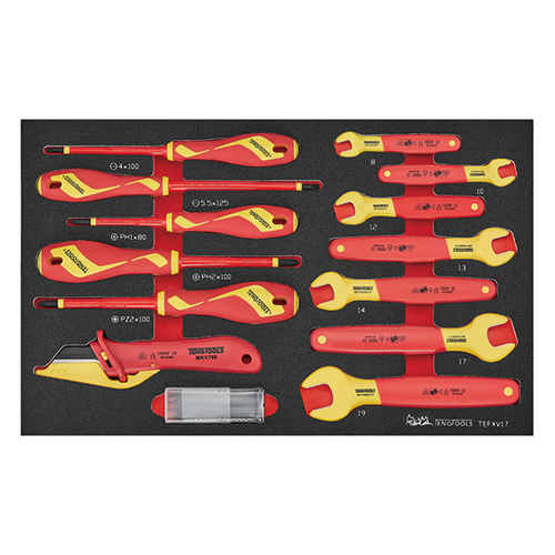 Teng 17Pce Insulated Spanner & Screwdriver Set EVA3