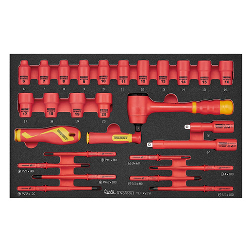 Teng 28Pce Socket And Screwdriver Set Insulated