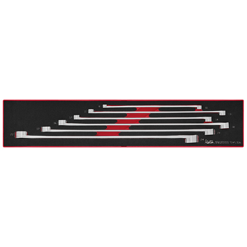 Teng 6Pce Long Ring Spanner Set - TEX-TRAY