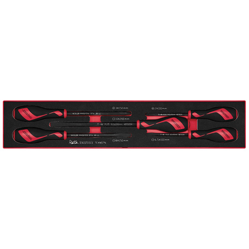 Teng 5Pce Power Thru Screwdriver Set - TEX-TRAY
