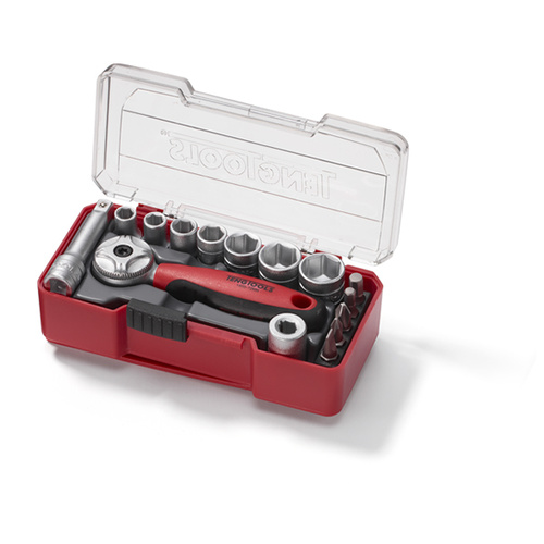 Teng 15Pce 1/4" Dr. Socket Set 5.5-13mm
