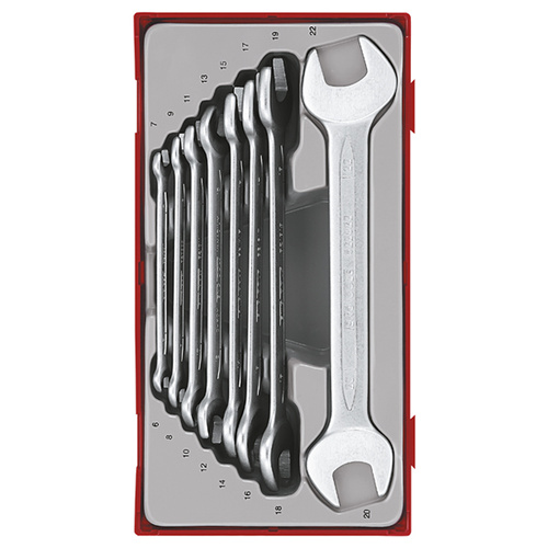 Teng 8Pce Dbl Open-End Spanner Set 6-22mm - TC-TRAY