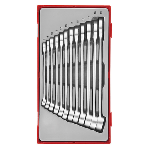 Teng 12Pce Anti-Slip Combination Spanner Set 8-19mm - TC-TRAY