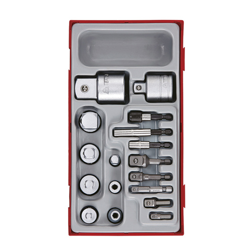 Teng 17Pce Multi-Dr. Adaptor Set - TC-TRAY
