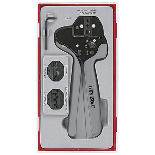 Teng 4Pce Ratchet Crimping Tool Set - TC-TRAY