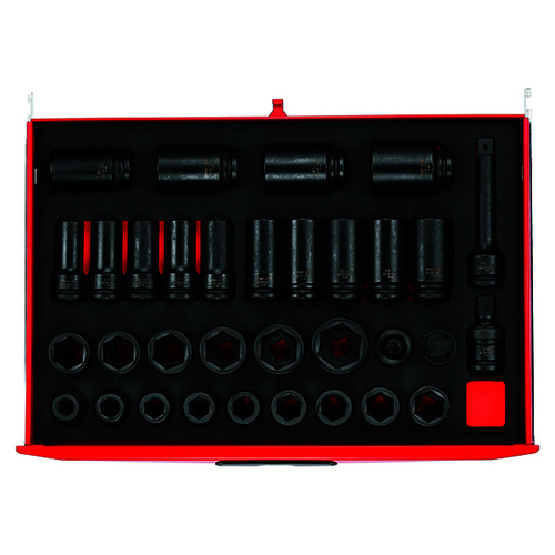 Teng 33Pce 3/4" Dr. Impact Socket & Acc. Set (EVA)