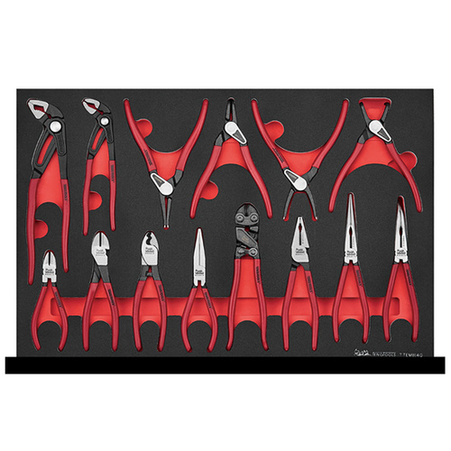 Teng 14Pce Plier Set Vinyl Grip Q (EVA)