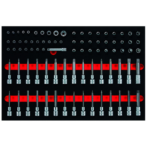 Teng 85Pce 1/4, 3/8" & 1/2" Dr. Speciality Socket Set (EVA)