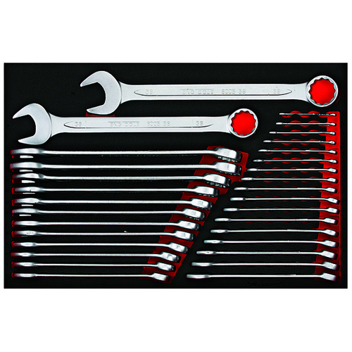 Teng 31Pce Metric Combination Spanner Set (EVA)