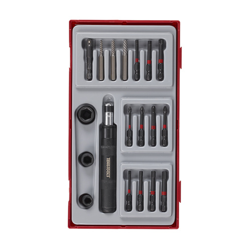 Teng 19Pce 1/4" Dr. Impact Driver Set - TC-TRAY