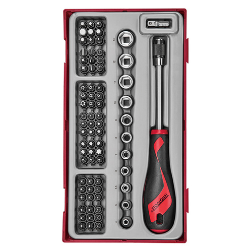 Teng 76Pce MD Bits & Socket Set - TC-TRAY
