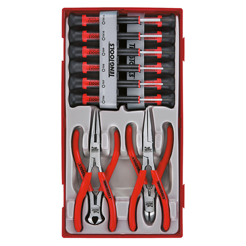 Teng 16Pce Mini Plier & Screwdriver Set - TC-TRAY