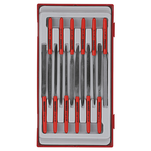 Teng 12Pce Needle File Set - TC-TRAY