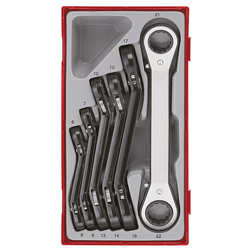 Teng 6Pce Dbl Ring Rat mm Offset Span Set - TC-TRAY