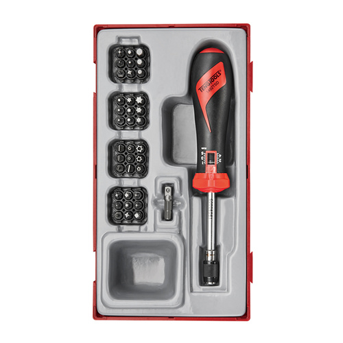 Teng 38Pce 1/4" Dr. Torque Screwdriver Set 1-5Nm - TC-TRAY