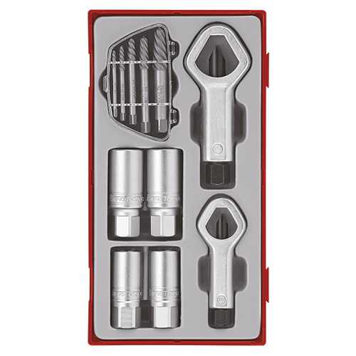 Teng 11Pce Stud & Nut Remover Set - TC-TRAY