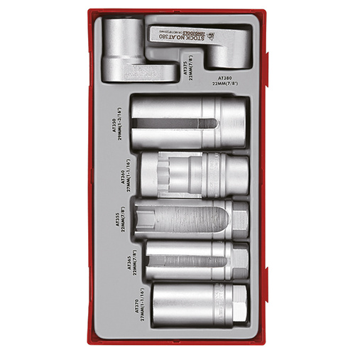 Teng 7Pce 3/8&1/2" Dr. Specialist Socket Set-TC-TRAY
