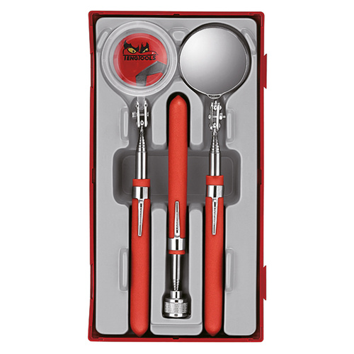Teng 3Pce Magnifier & Mirror Inspection Set - TC-TRAY