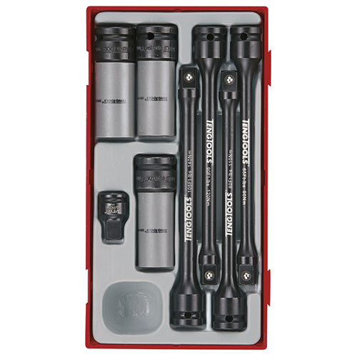 Teng 8Pce 1/2" Dr. Imp Torsion Bar Set - TC-TRAY