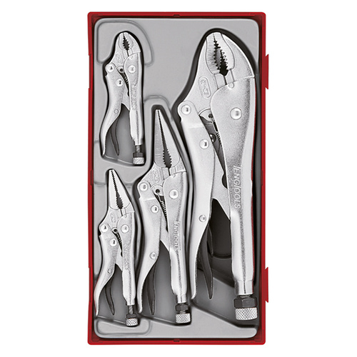 Teng 5Pce Power Grip Plier Set - TC-TRAY