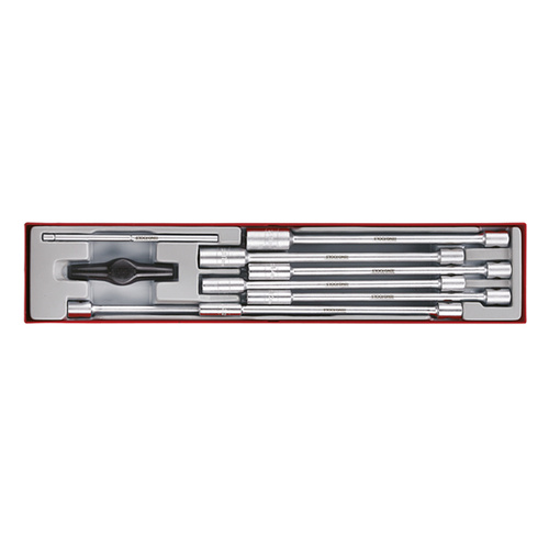 Teng 9Pce 3/8" Dr. Long Bar Socket Set - TTX-Tray