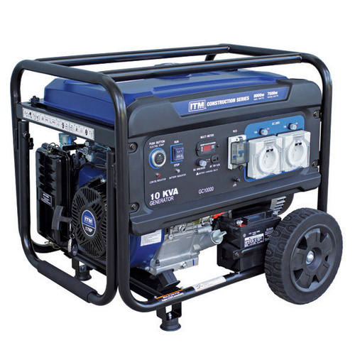 ITM 10Kva Generator Petrol Construction, 8000 Watt Peak Electric Start W/Remote