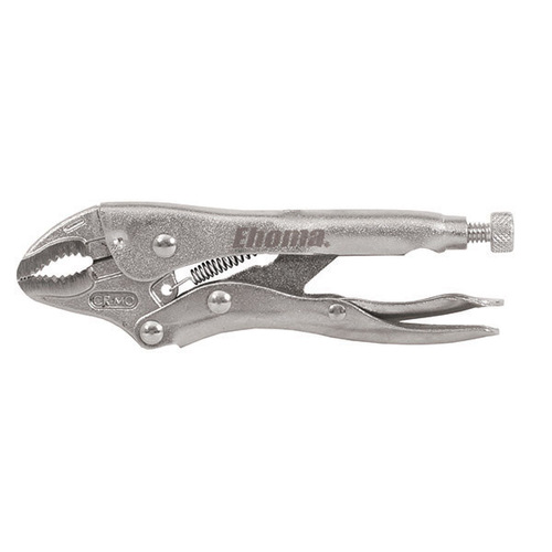 Ehoma Locking Plier, Curved Jaw With Wire Cutter 150mm